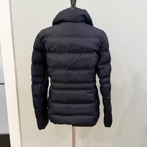 Lands End Women’s Size Small 6-8 Down Puffer Jacket Black Short Coat - Picture 2 of 13